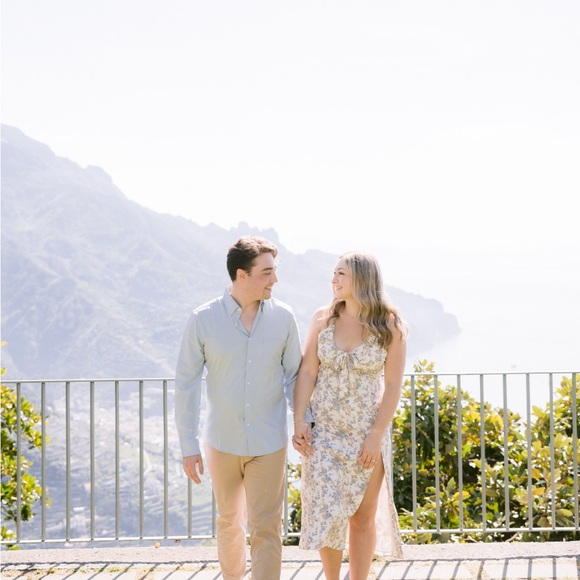 Abercrombie & Fitch Cinched Neck Slip Midi Dress - Picture 6 of 7